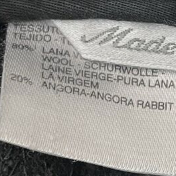 MaxMara Virgin Wool Menswear Pinstripe Wide Leg Trousers - Picture 9 of 9